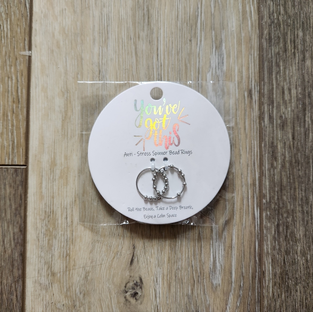 NWT Set of Two Fidget Rings (Sz 6 & 7)